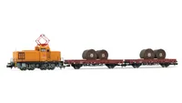 Arnold (N 1: 160), Zug-Set DB AG, Lok Klasse V 60D & Flachwagen 2