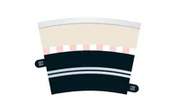 Single Lane Radius 3 Curve 22.5° x 4