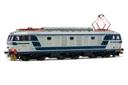 FS, electric locomotive class E.652 004 prototype, with type 52 pantograph, original livery, period IV-V