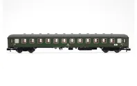 DB, 4-unit pack coaches, 1 x Am, 2 x Bm, 1 x ARm217, blue resp. green livery, period IV