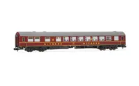 DR, 3-unit pack OSShD type B coaches, "Spree-Alpen-Express", set 2 of 2, green and red livery, ep. IV, 1 x WR + 2 x DDm