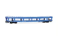 DR, 2-unit set of DDm916 car transporters, blue livery, ep. IV