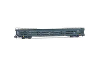 RENFE, 2-tlg. Set, Autotransportwagen DDMA, mit Schutzgittern, in ursprünglicher Lackierung, Ep. IV