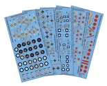Blood Red Skies WWII Mass Air Combat War Game Decals Pack of 5