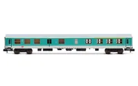 DB AG, set de 3 coches regionales, decoración verde menta/blanca, compuesto de 1 x coche ABDomsb y 2 x coches Bom, ép. V