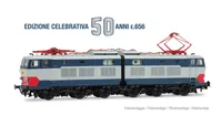 FS, locomotiva elettrica E.656 023 1a serie, stato di origine, 50° anniversario della consegna della 1° unità (1975), ep. IV, con decoder sonoro BLE