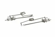 gears pack, Black 5 Valve Gear and Screws - Weathered