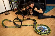 Micro Scalextric Batman vs Joker - The Race For Gotham City Set