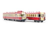 SNCF, autorail diesel RGP I avec remorque, livrée TEE rouge/beige, ép. III, avec décodeur sonore