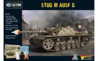 StuG III AUSF G German Assault Gun Tank 1:56 WWII Military Wargaming Plastic Model Kit