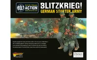 Blitzkrieg! German Starter Army Pack 1:56 WWII Military Wargaming Figures 1000pts Plastic Model Kit