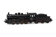 FS, steam locomotive Gr. 460, 3-dome boiler, oxide red/black livery, white markings, period II, with DCC-sounddecoder