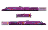 RENFE, 5-unit base set of the high-speed train "AVLO", purple livery, ep. VI