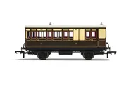 GWR, 4 Wheel Coach, Brake 3rd Class, 301 - Era 2/3
