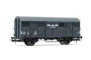 DB, 2-axle closed wagon Gmhs, "MAN", period III