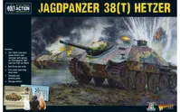 Jagdpanzer 38(t) Hetzer Tank 1:56 WWII Military Wargaming Plastic Model Kit