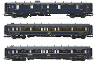 CIWL, 3-unit pack "Train Bleu", set 1/2 (fourgon + 2 x Lx), ep. III