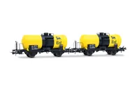 FS, 2-unit pack of 2-axle tank wagons "ENI", without brakeman's cab