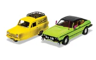 Only Fools & Horses Del Boy's Reliant Regal & Ford Capri Mk3