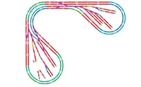 Large Corner Layout Complete Track