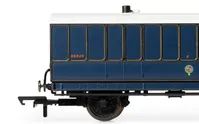 S&DJR, 4 Wheel Coach, Passenger Brake, 8 - Era 2