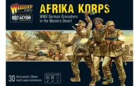 Afrika Korps German Grenadiers Western Desert 1:56 WWII Military Warlord Games Plastic Model Kit