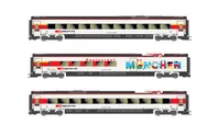 SBB, 3-unit set of intermediate coaches for HL1680, period VI
