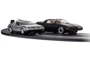 Scalextric Back to the Future vs Knight Rider Retro Race Set (EU Plug)