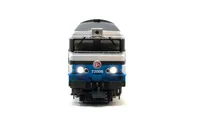 SNCF, 6-axle diesel-electric locomotive CC 72006 "Isabelle", blue/silver/gray livery, ep. V