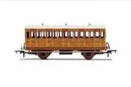 GNR, 4 Wheel Coach, 3rd Class, 1636 - Era 2