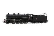 SNCF, locomotive à vapeur 140 C 70, avec tender 18 B 64, livrée noir, ép. III