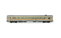 SNCF, test and measurement coach “CRISTEL” in silver/yellow livery, ep. VI