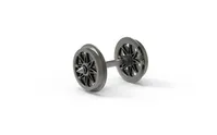 12.6mm Split Spoked Wheels