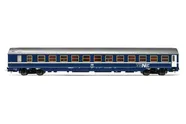 DB, sleeping coach MU, "TEN"-livery with aluminium roof, period IV