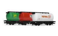 RailRoad Petrol Tankers, three pack, Various-Era 2/3