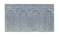 High Level Arched Retaining Walls x 2 (Engineers Blue Brick)