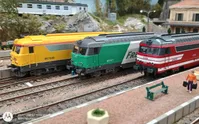 SNCF, diesel-electric locomotive BB 67613 in red "Capitole" livery, ep. VI, with sound decoder