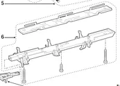 Loco chassis, 4F Class Locomotive Chassis Bottom (R3030)