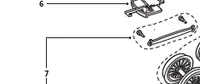 Coupling Rods, CONN RODS & PINS COMP SET R2026