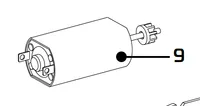 Scalextric Slimline Motor With 36mm Pinion Pack
