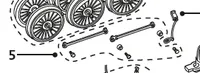 Coupling Rods, COUPLING ROD SET R2340 A4 LOCO
