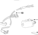 Guideblade/ braid plate set, Guide Blade & Contact Wires