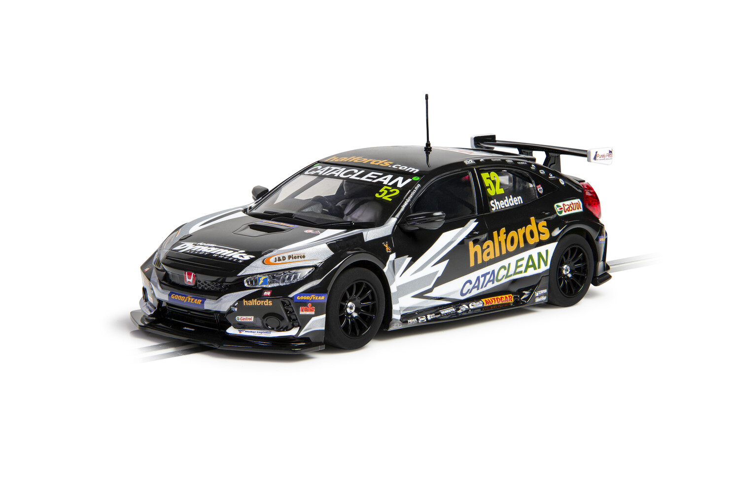 スケーレックストリック BTCC ホンダ シビック タイプR スロットカー C4297 Honda Civic Type R - BTCC 2021 - Gordon Shedden