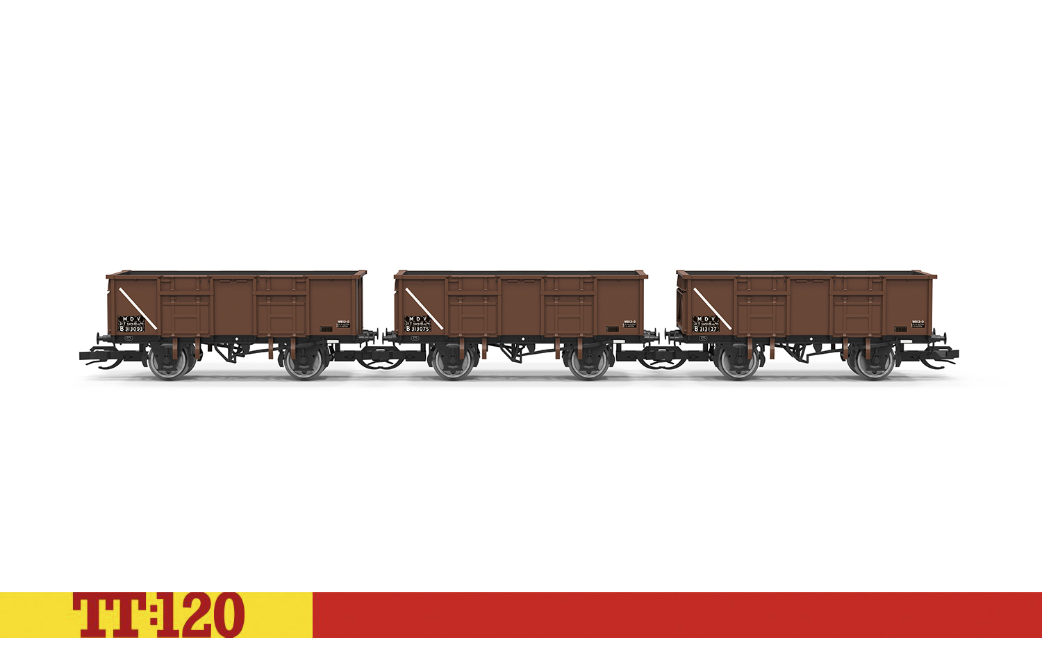 TT6039 BR - 21T Mineral Wagon - Triple Pack