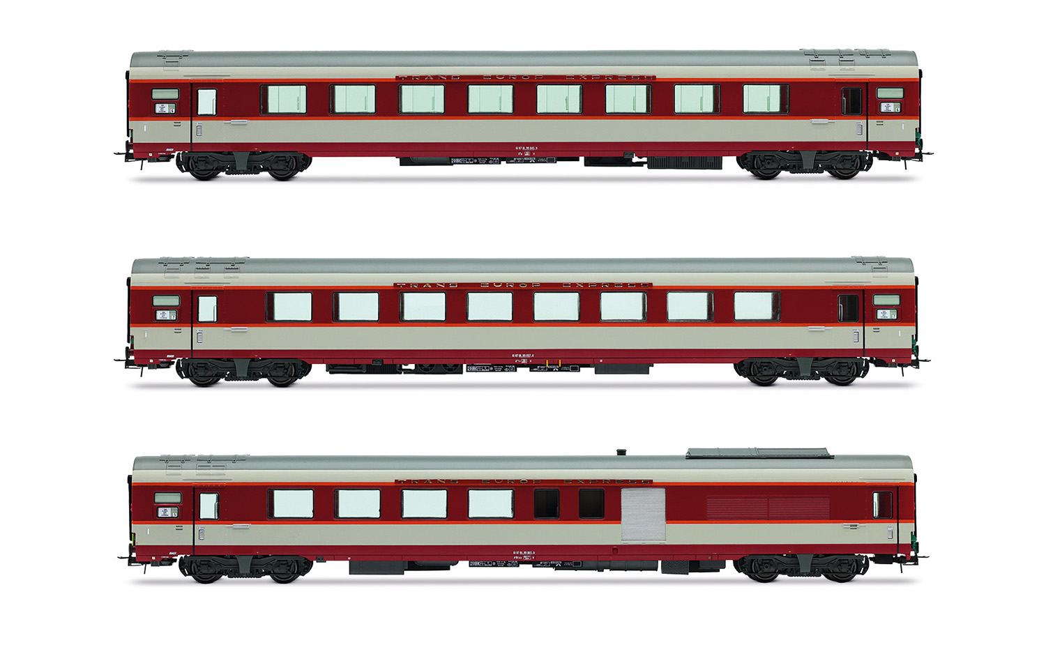 HJ4192 SNCF, 3-unit pack Gran Confort coaches TEE 