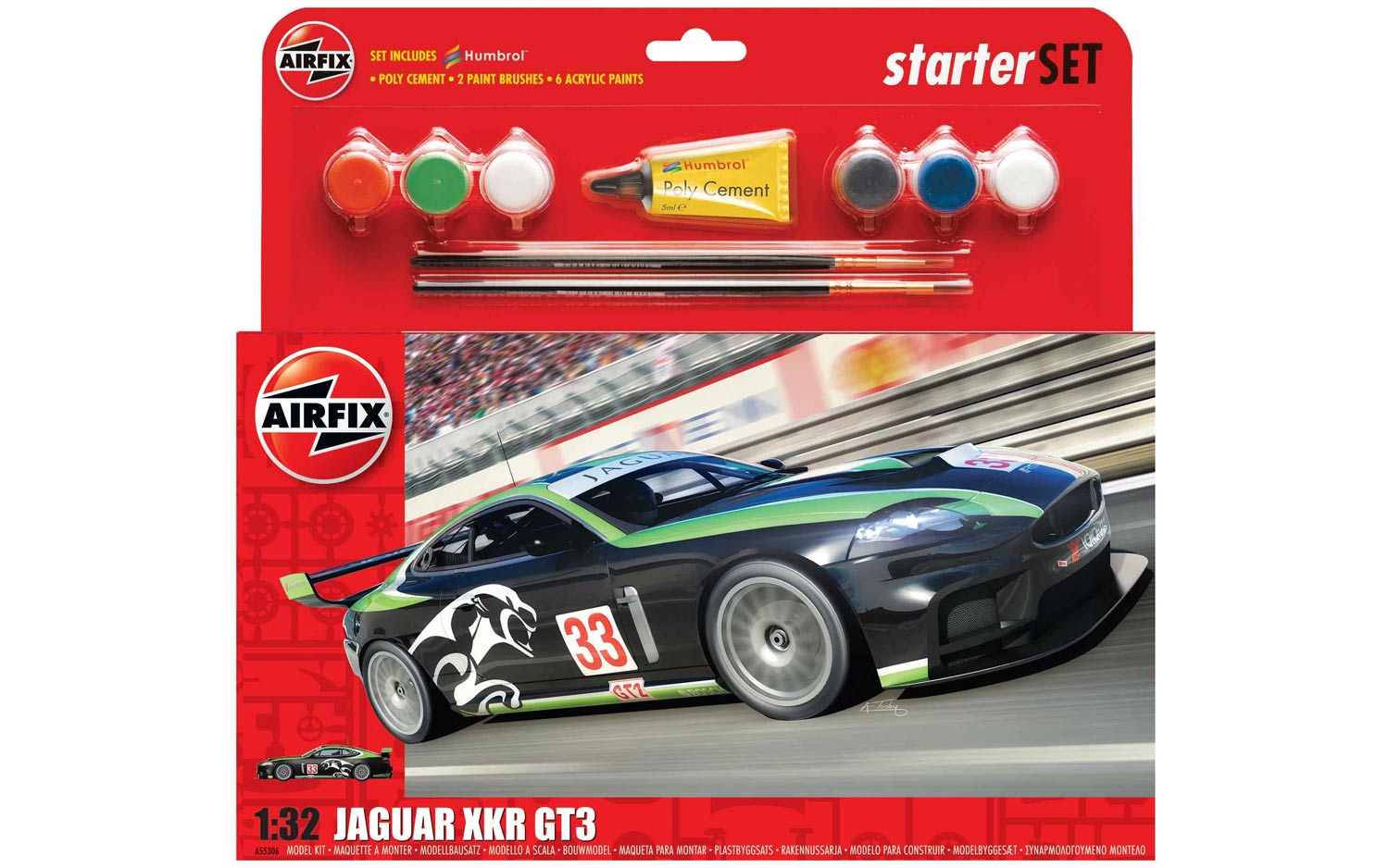 Large Starter Set - Jaguar XKR GT3
