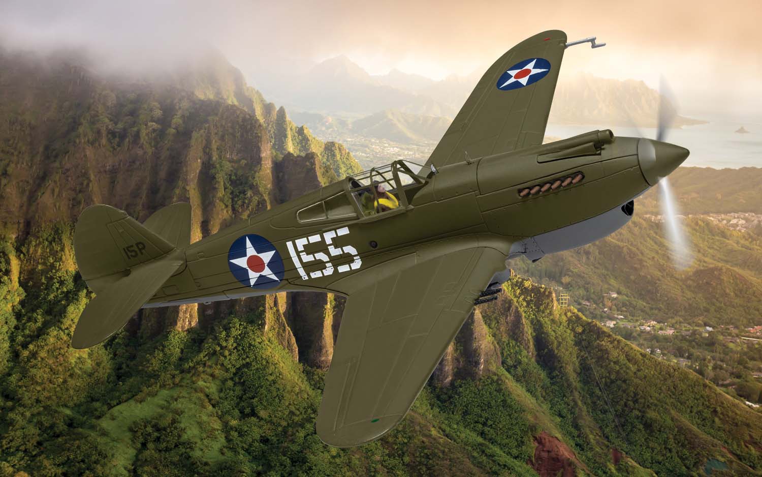 CORGI AA28105 1/72 P40 Warhawk Pearl Harbor 80TH ANNIVERSAIRE de décembre 1941 