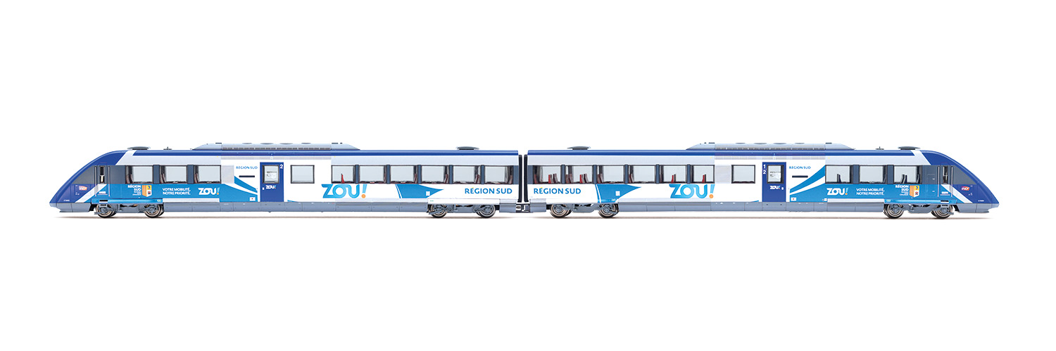 HJ2482 SNCF, 2-unit diesel railcar X 72500 