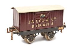 p28   Hornby No.1 Jacobs biscuit van 1924 Wallis and Wallis Auctions