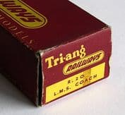 p119   Early Tri ang Railways dark red and yellow packaging and R number by Rovex 1952   Pat Hammond